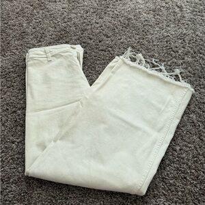 Zara Cream Wide Leg Pants
